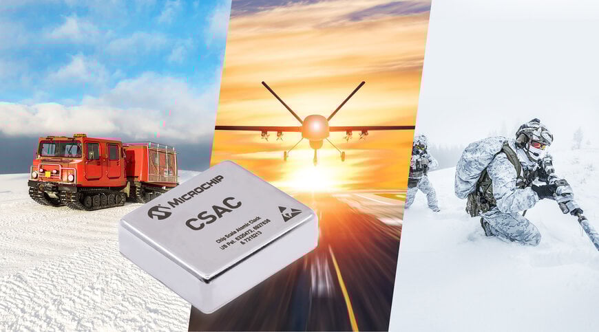 Microchip Introduces Atomic Clock for GNSS-Denied Timing