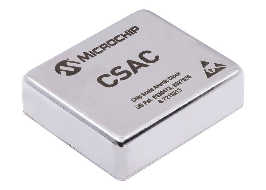 Microchip Introduces Atomic Clock for GNSS-Denied Timing