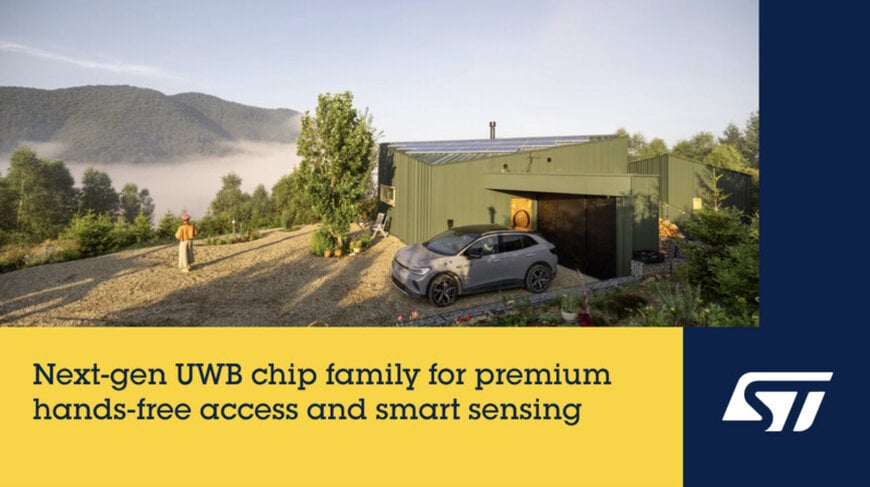 STMicroelectronics Introduces Ultra-Wideband Chips for Long-Range Device Localization