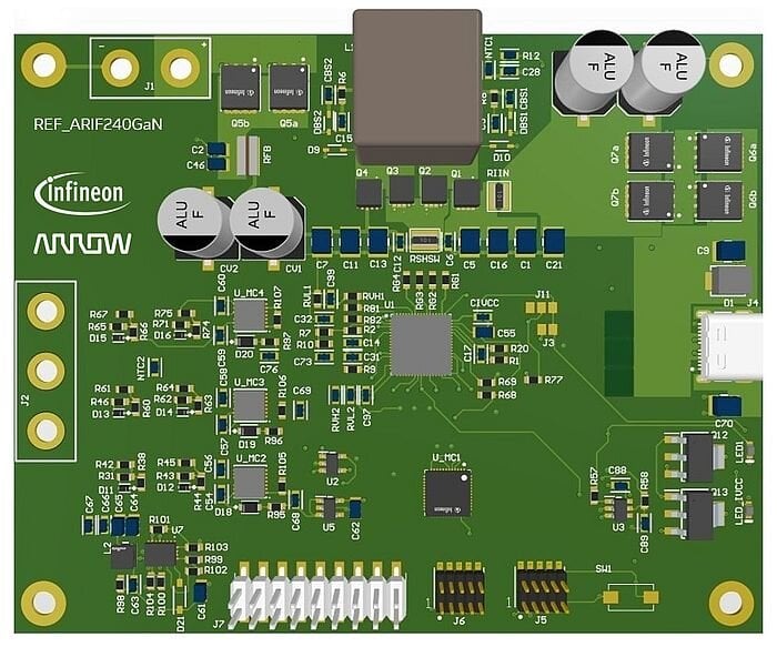 La conception de r&eacute;f&eacute;rence vise les applications de contr&ocirc;le de moteurs aliment&eacute;es par batterie