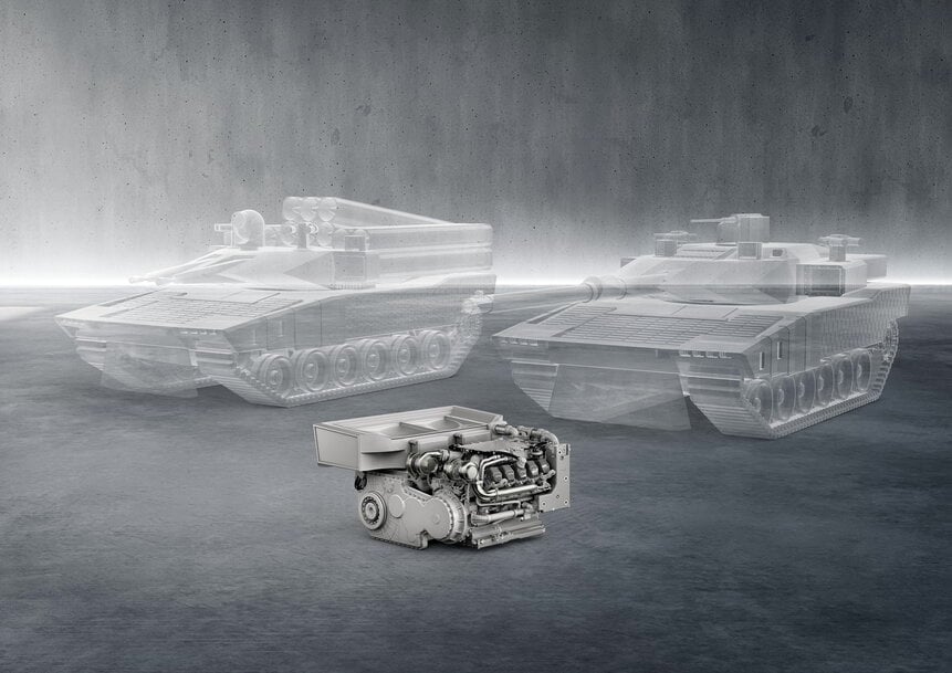 Rolls-Royce and ZF Develop Advanced Hybrid Drive for MGCS Tanks