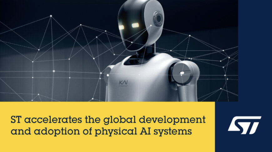 STMicroelectronics integra hardware per la robotica con le piattaforme AI di NVIDIA