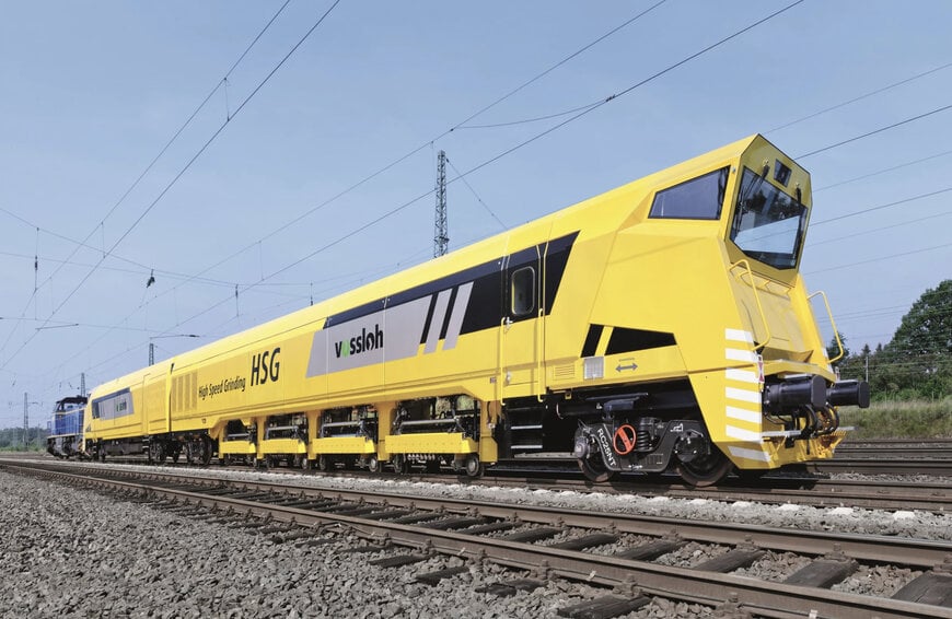 Vossloh Supplies High-Speed Grinding Train for Rail Maintenance