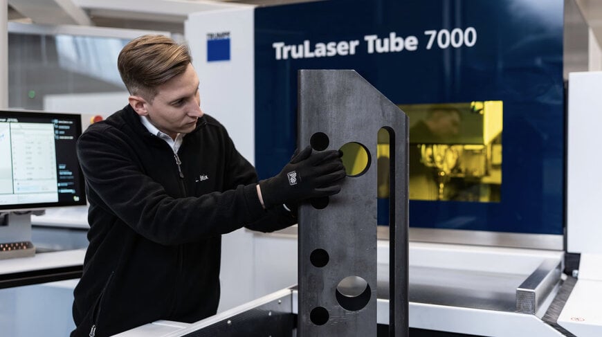 Taglio laser tubi ad alta potenza per produzione flessibile