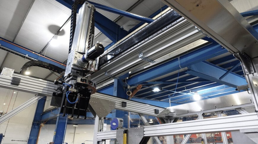 Rollon Enables Compact High-Speed Palletizing Automation