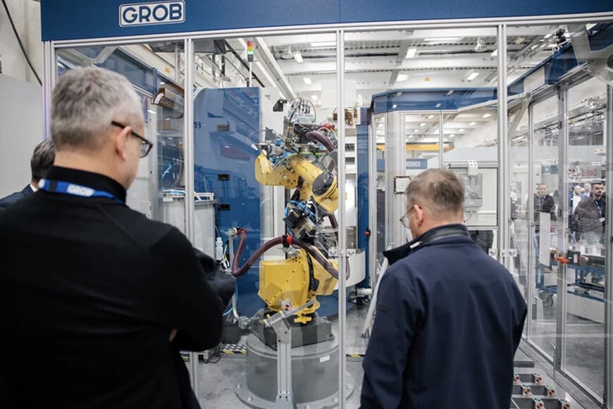 GROB introduces flexible robot cell for automated machining