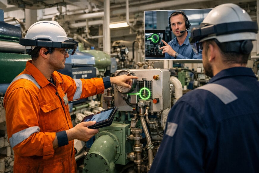 AR remote support improves vessel operations