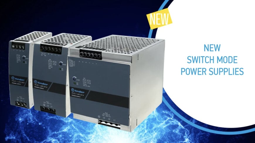 Finder Expands 78 Series with Industrial Power Supplies
