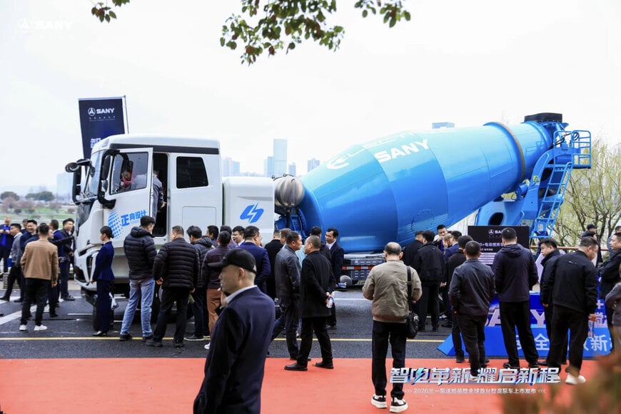 SANY Debuts World’s First Intelligent Hybrid Pump Truck