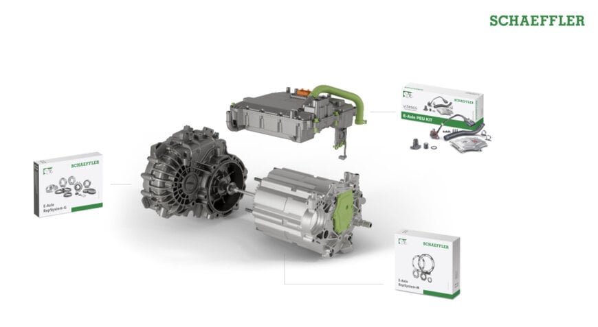 Repair kits for electric axles in the aftermarket