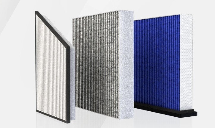 Cabin air filtration technologies for vehicle interiors