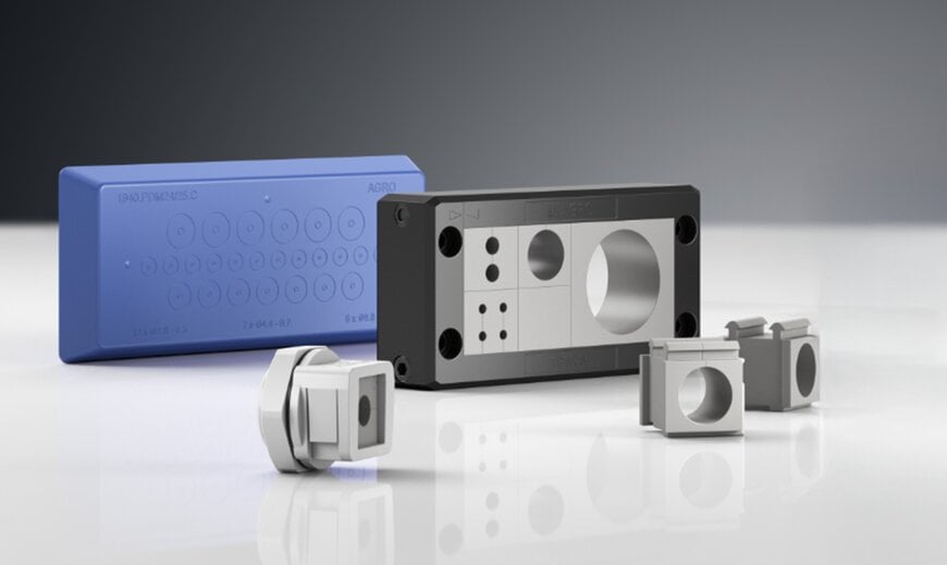 Modulare Kabeleinf&uuml;hrungssysteme f&uuml;r industrielle Geh&auml;use