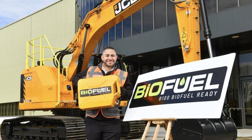 JCB Introduces Renewable Fuel Option for Excavators