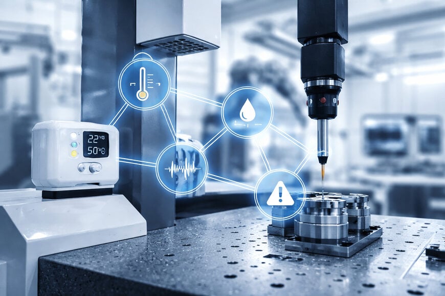 Monitoraggio ambientale in tempo reale per la metrologia di produzione