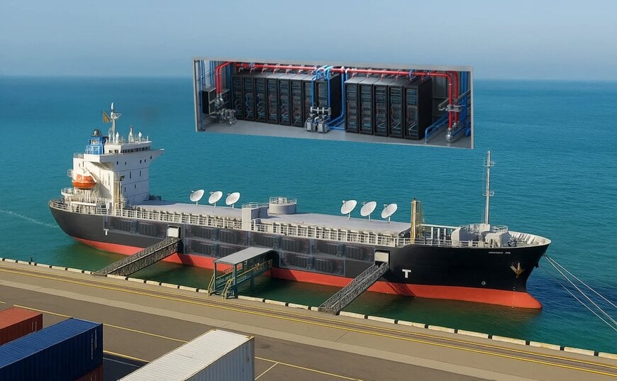 MOL and Hitachi to Develop Innovative Floating Data Centers Using Ships
