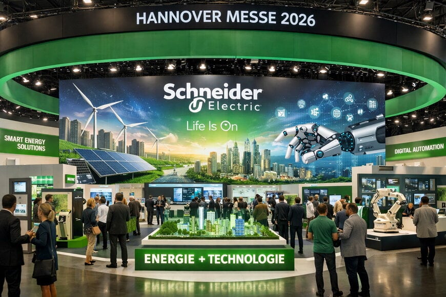 Schneider Electric toont convergentie van energie en technologie op Hannover Messe 2026