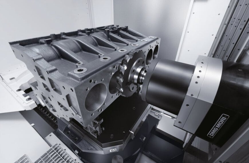 DMG MORI improves cylinder block machining with NHX 8000