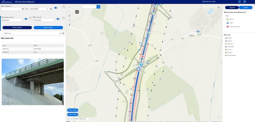 Rail Baltica Uses GIS to Collect and Deliver Construction Data via a Single Platform