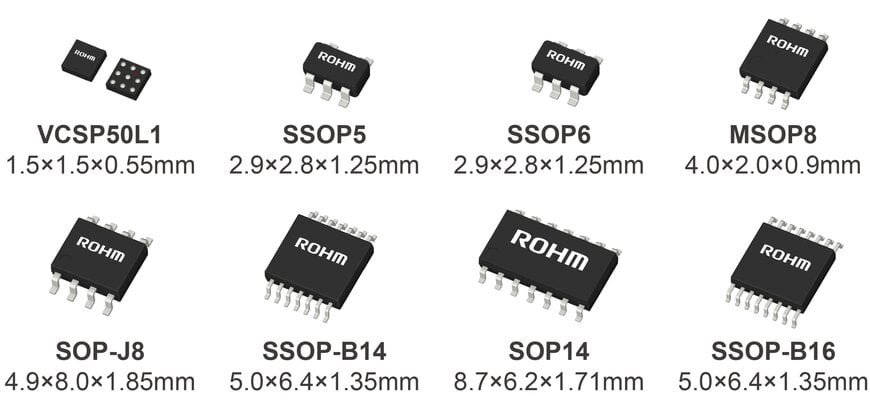 ROHM expands op amp portfolio for precision electronics