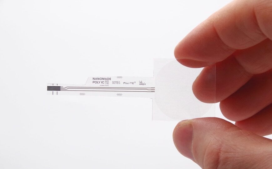 Transparent force and touch sensing film for HMIs
