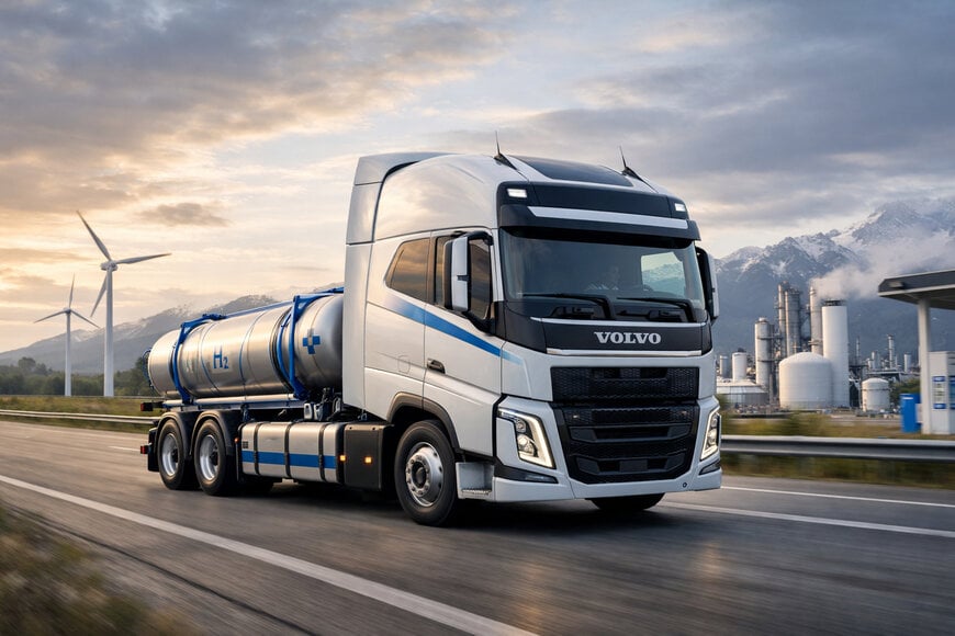 Volvo tests hydrogen trucks for long-haul transport