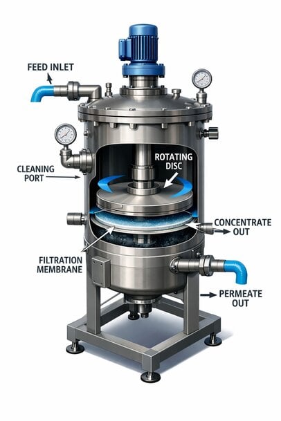 Dynamic Filtration in Water Treatment