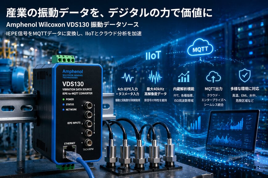 IIoT向け振動データ変換システムの提供開始