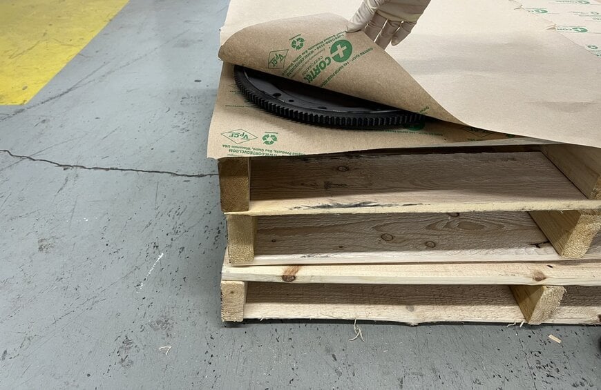 Double-sided anticorrosion paper simplifies protection