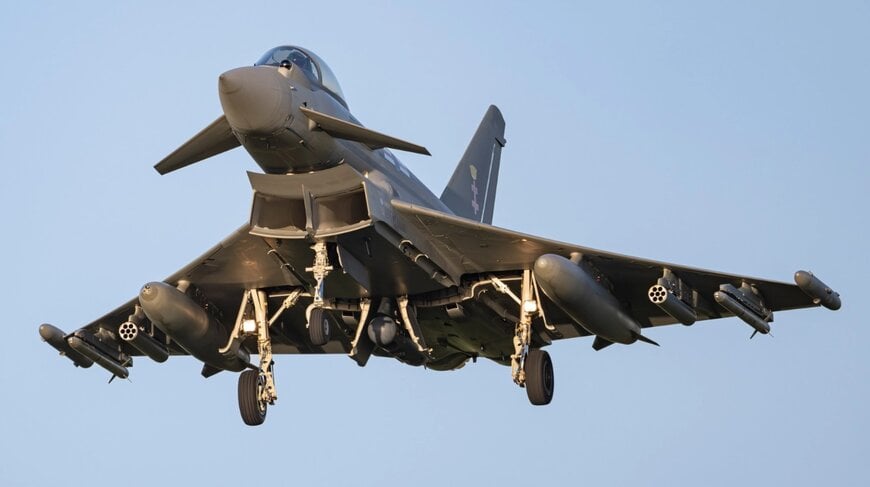 BAE Systems successfully tests low cost precision rockets on Typhoon