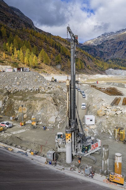 Liebherr drilling technology supports alpine dam foundation works