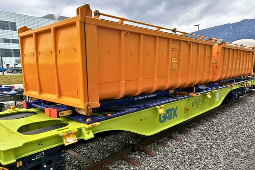 Rotating Frame Intermodal Railcars for Automated Container Handling