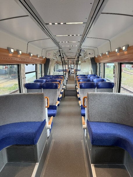 LIGNE P : LA PREMIÈRE RAME AGC INTÉGRALEMENT RÉNOVÉE CIRCULE SUR LA BRANCHE MEAUX – LA FERTÉ-MILON