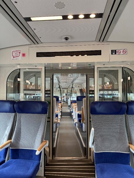 LIGNE P : LA PREMIÈRE RAME AGC INTÉGRALEMENT RÉNOVÉE CIRCULE SUR LA BRANCHE MEAUX – LA FERTÉ-MILON