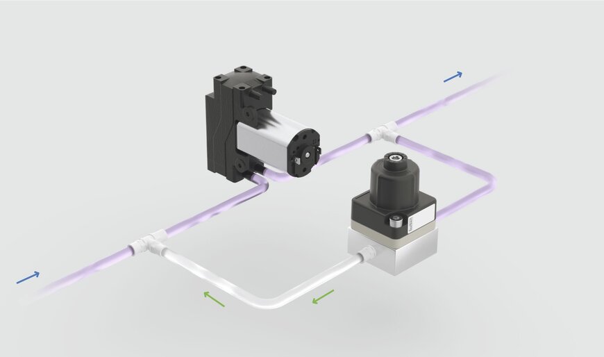 Pressure-relief valve enables stable control in fluidic systems