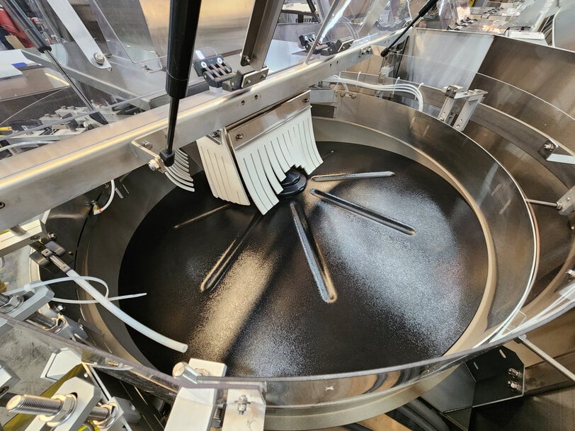 Centrifugal Feeders Offer High-Speed, Sanitary Part Handling