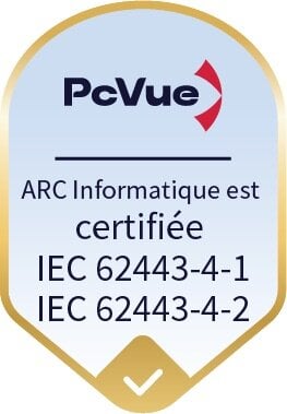 ARC Informatique annonce que la plateforme PcVue a obtenu la certification IEC 62443-4-2&nbsp;(niveau SL2), une &eacute;tape majeure dans notre d&eacute;marche de cybers&eacute;curit&eacute;
