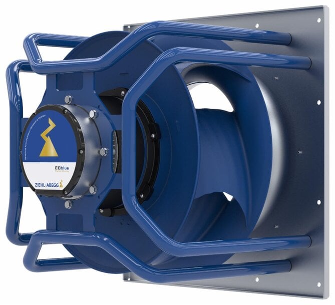 ZIEHL-ABEGG introduces ZAbluefin centrifugal fan