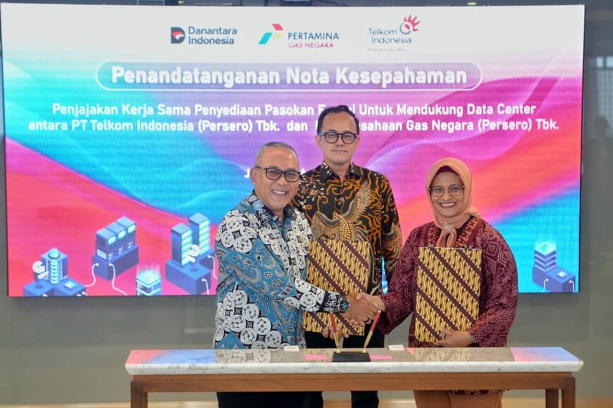 Telkom dan PGN Bermitra untuk Membangun Pusat Data Ramah Lingkungan yang Berkelanjutan