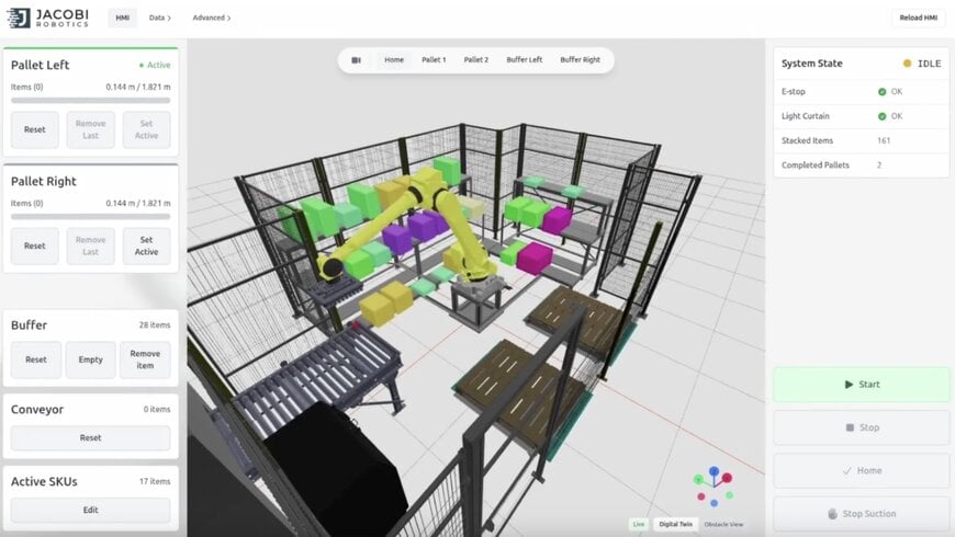 3D vision enables automated mixed-case palletizing