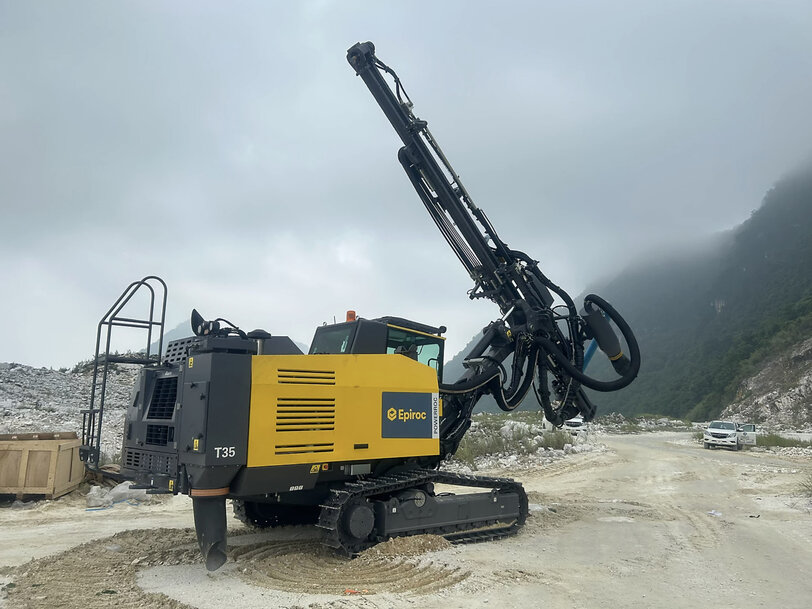 Epiroc drilling rig reduces fuel use and downtime