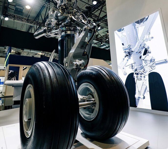 First overhaul of A350 nose landing gear