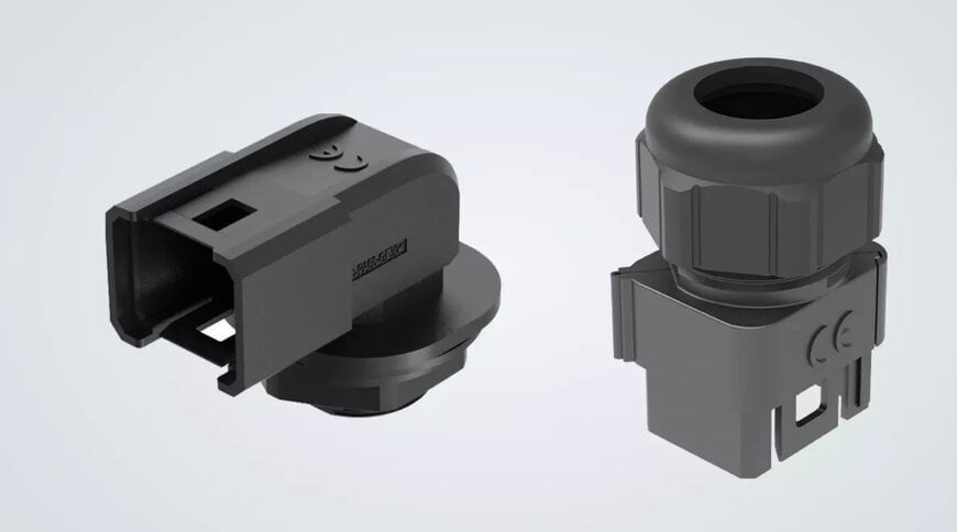 Miniature connector for power and data transmission