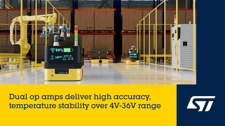 Hochpr&auml;zise Dual-Operationsverst&auml;rker f&uuml;r einen weiten Betriebsspannungsbereich von 4V bis 36V