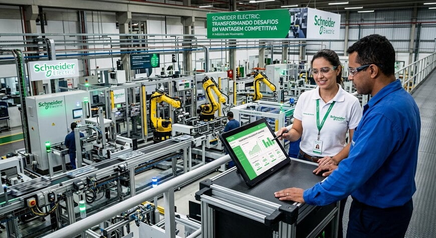 Schneider Electric Acelera Transforma&ccedil;&atilde;o Industrial com IA e Automa&ccedil;&atilde;o Aberta