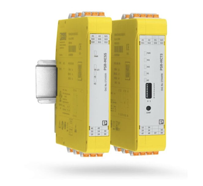 Phoenix Contact expands safety relays with compact SIL 3 modules
