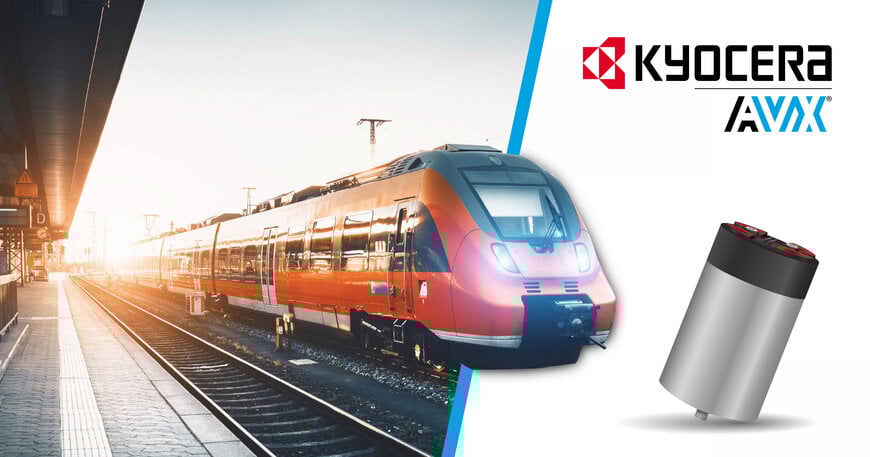 KYOCERA AVX launches FFLK traction-grade DC filtering capacitors