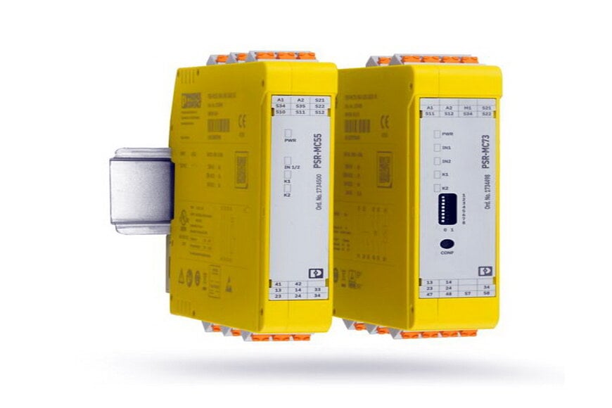 Phoenix Contact amplia rel&eacute;s de seguran&ccedil;a com m&oacute;dulos compactos SIL 3
