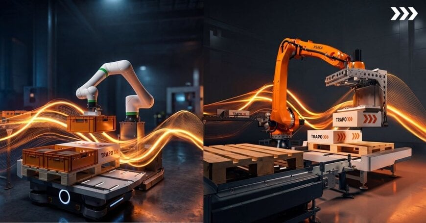 Robotic palletizing integration for packaging automation