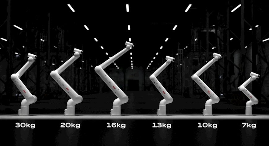 Collaborative robot family with higher payload and speed