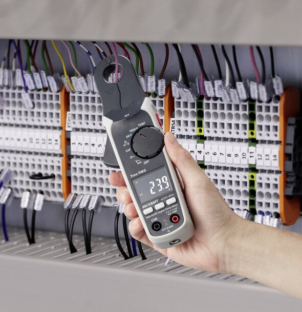 Zeer nauwkeurige gelijkstroomtangen van Voltcraft